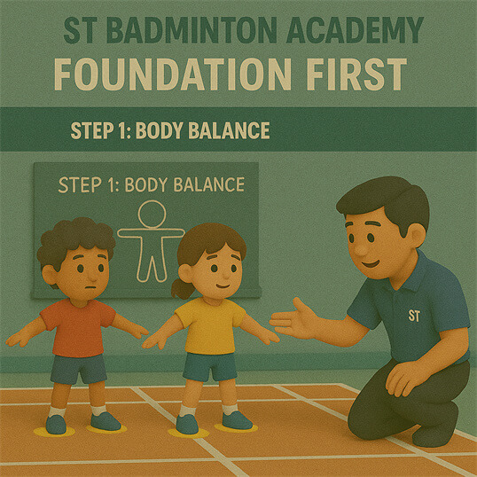 Kids learning grip and footwork near Titiwangsa KL