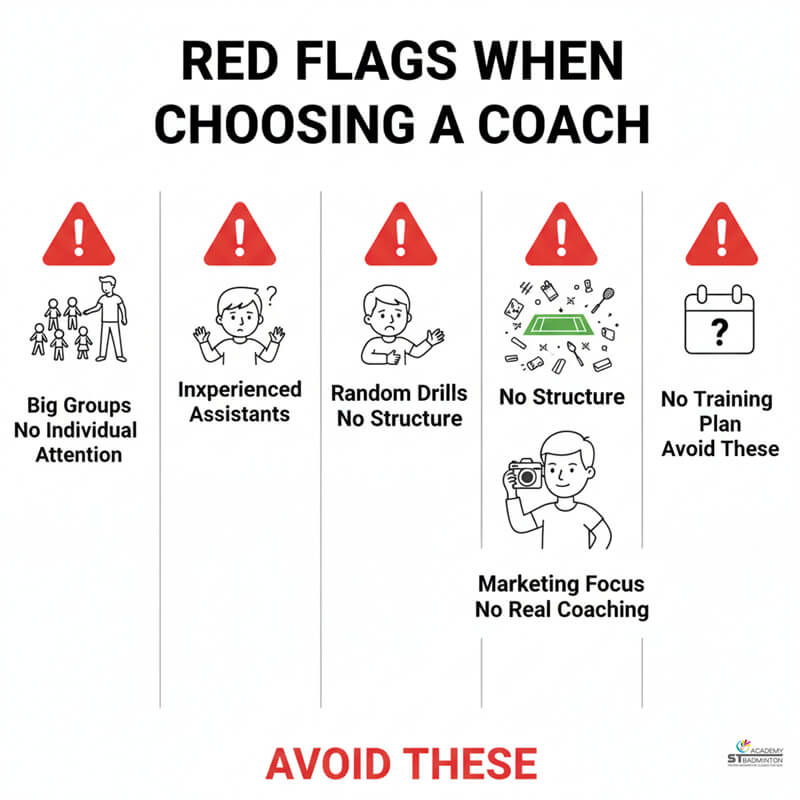 말레이시아에서 자녀를 위한 배드민턴 코치를 선택하며 주의할 점을 확인하는 학부모 | Kepong 배드민턴 훈련