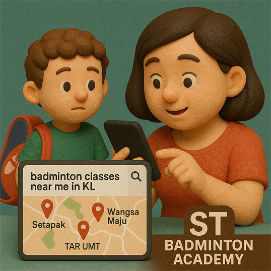 ST Badminton Academy class for kids near Jalan Genting Klang KL