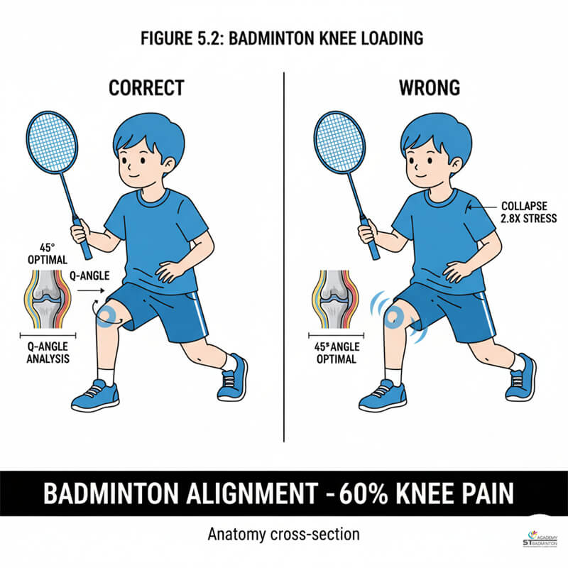 一个孩子在家练习弓步以增强羽毛球力量 | 体能训练 Wangsa Maju