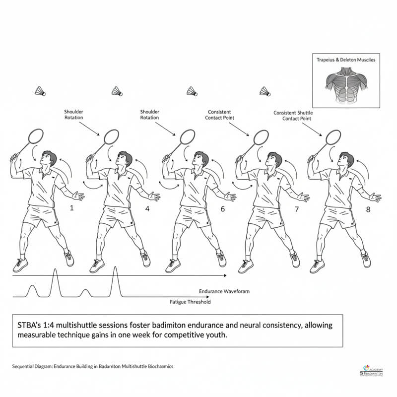 Badminton foundation drills holiday program Gombak Melati