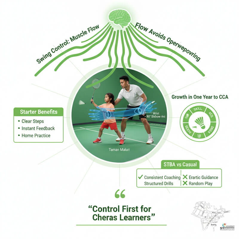 ผลลัพธ์ก่อนและหลังการฝึกแบดมินตันพื้นฐานใกล้ Taman Maluri เพื่อพัฒนาเทคนิคที่ดีขึ้น | การฝึกแบดมินตัน มาเลเซีย