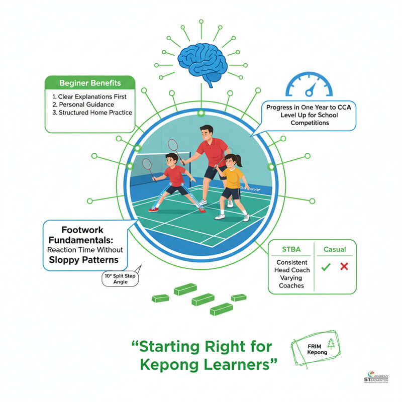 Taman Metropolitan Kepongでのバドミントン基礎トレーニングによる技術向上ビフォーアフター