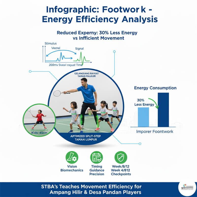 Kids and adult foundation training session by ST Badminton Academy Malaysia