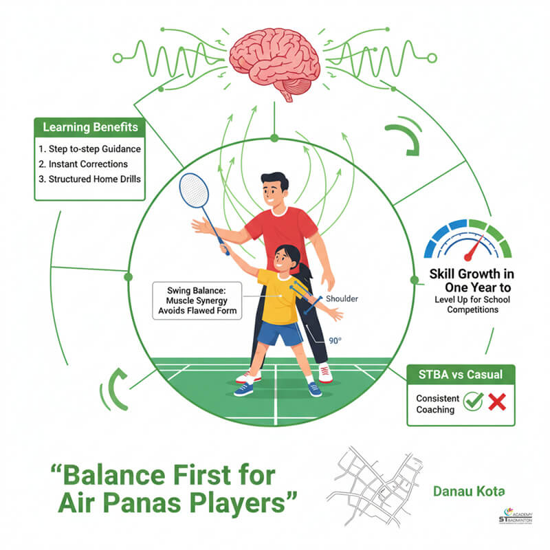Latihan pergerakan kaki dan teknik bulutangkis profesional di Setapak, Kuala Lumpur | Program untuk remaja