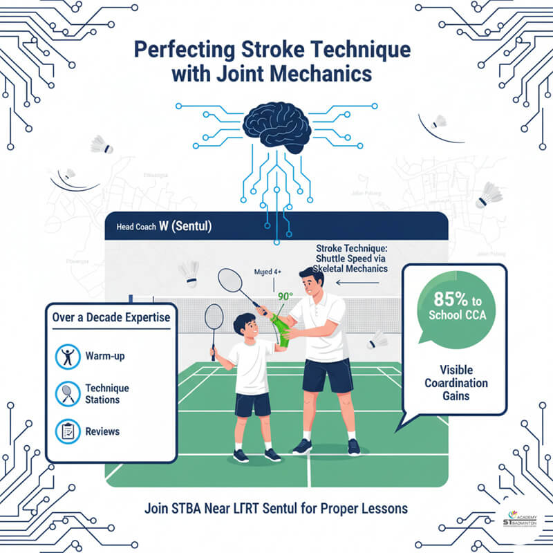 Titiwangsa 羽毛球教练指导｜学员进阶进度记录