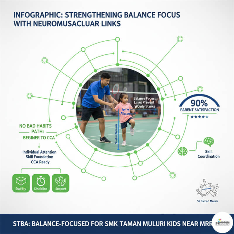 การพัฒนาพื้นฐานแบดมินตันอย่างปลอดภัยและมีโครงสร้างที่ Gelanggang Rakyat Taman Maluri | คอร์สแบดมินตันสำหรับเด็ก Cheras