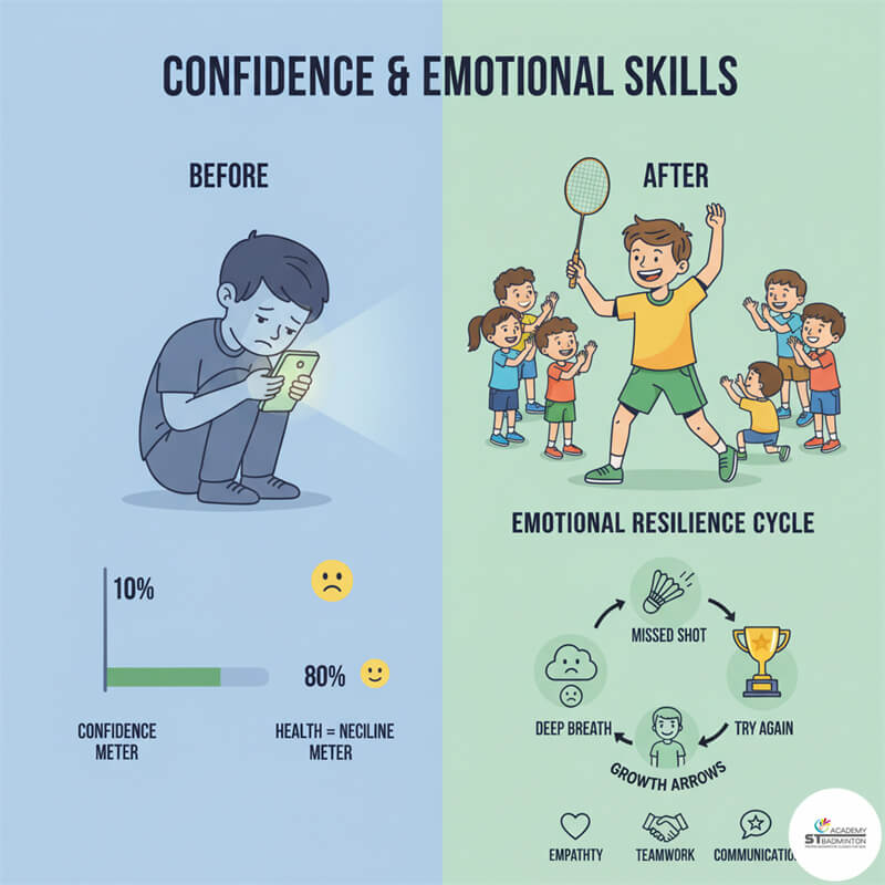 一群孩子在 Kuala Lumpur 羽毛球课上建立自信和纪律｜Setapak 儿童羽毛球训练