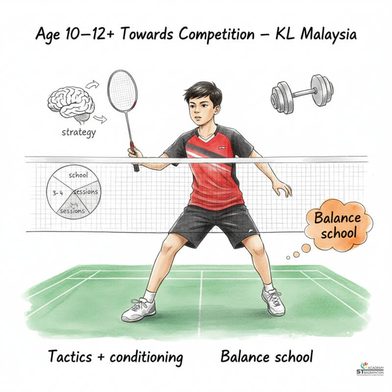 一位家长在马来西亚观察儿童羽毛球课的真实教练学员比例 | 吉隆坡