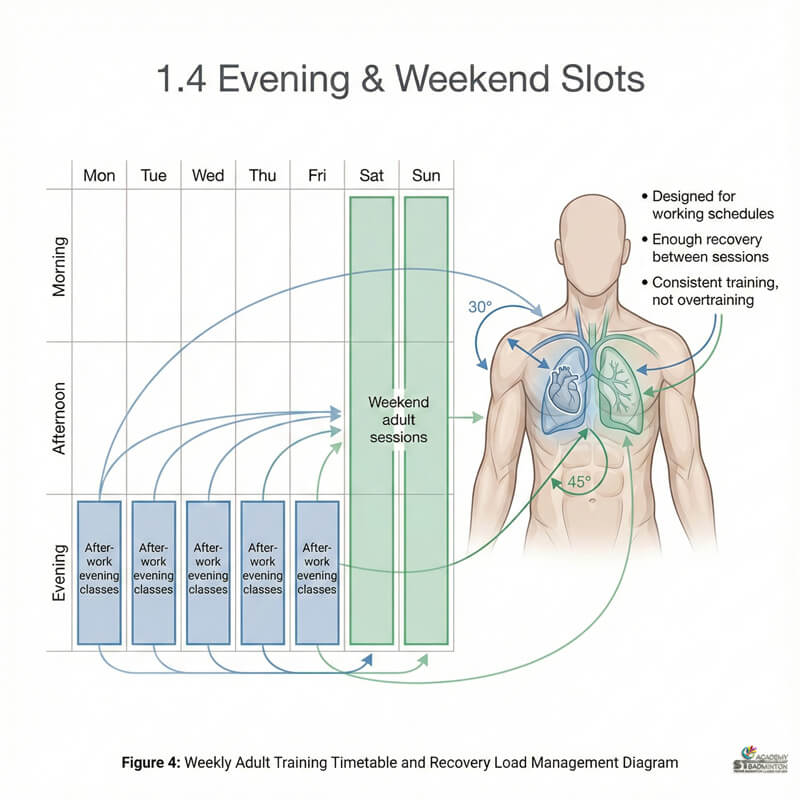 Adult badminton coaching in Gombak focused on safety and technique