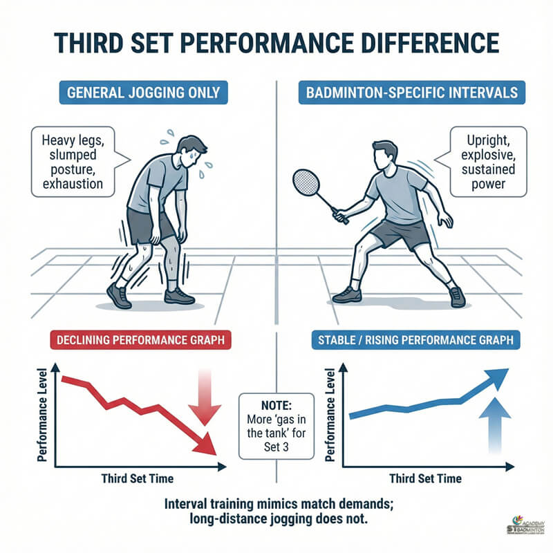 Adult player from Kepong discussing badminton endurance plan with coach