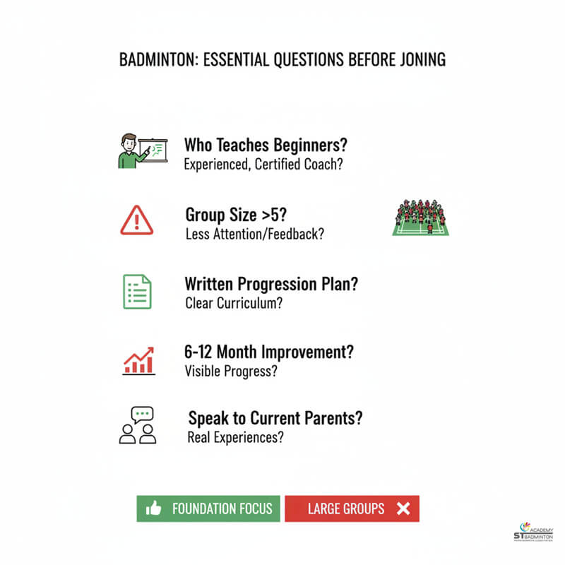 Adult players improving technique in small-group certified badminton coach training near Setapak and Kepong