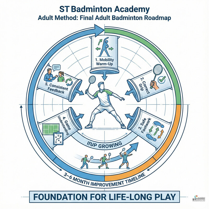 Setapak Malaysia huấn luyện cầu lông | sửa lỗi vung vợt chi tiết cho người lớn