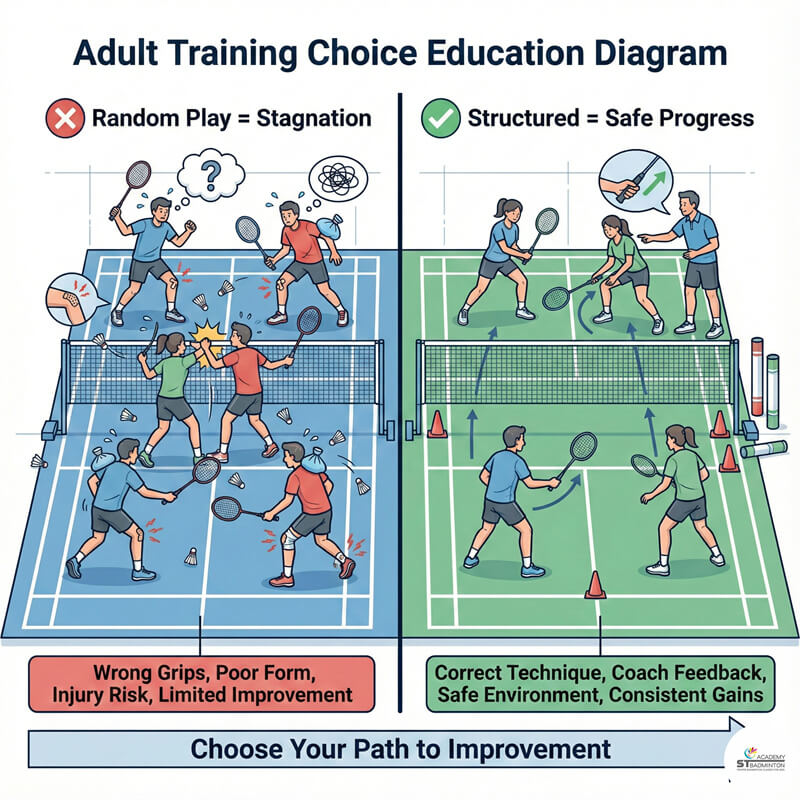 Kepong huấn luyện cầu lông | người lớn tập bài di chuyển chân có cấu trúc