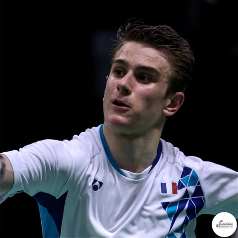 Alex Lanier France professional badminton player men's singles champion in action
