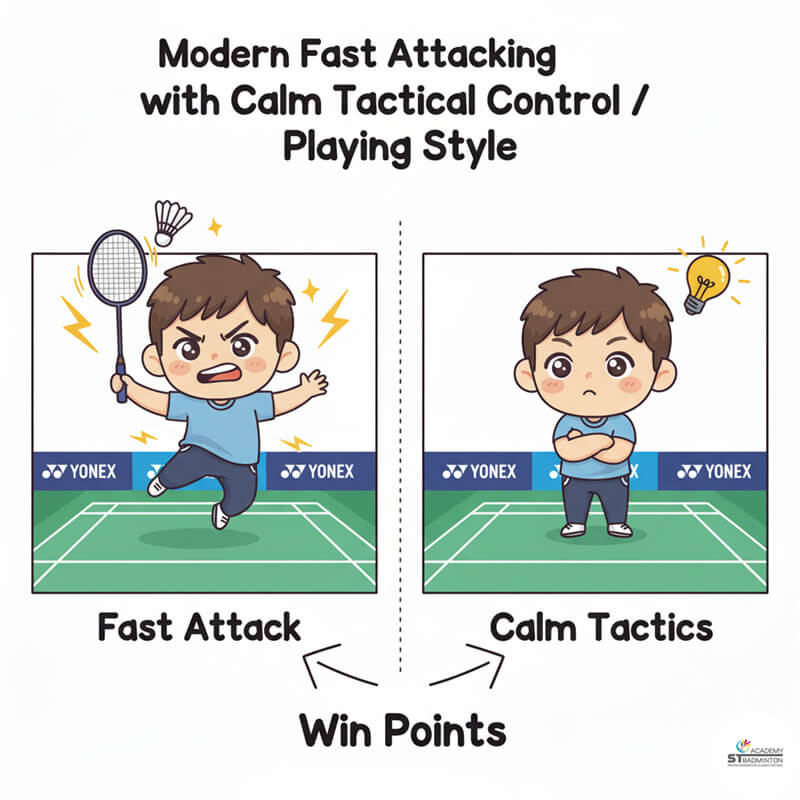 Alex Lanier demonstrating fast modern attacking style during intense rally