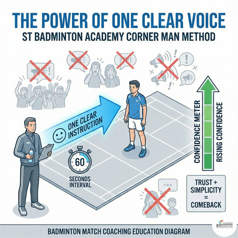 Kepong huấn luyện cầu lông | lời khuyên giữa hiệp cho học viên trẻ tại Malaysia