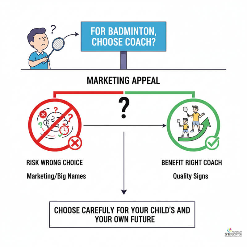 Badminton coach in Selayang reviewing training plan with parent showing monthly focus and progression for child age 4 plus