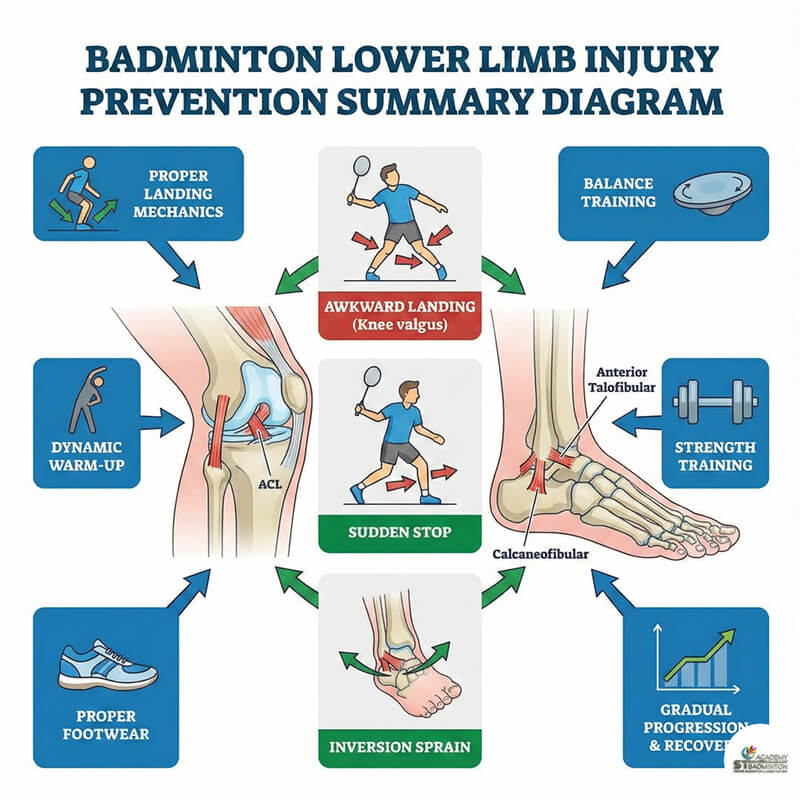 Người chơi cầu lông thực hành kỹ thuật tiếp đất an toàn tại ST Badminton Academy ở Setapak Kuala Lumpur Malaysia | huấn luyện cầu lông chuyên nghiệp