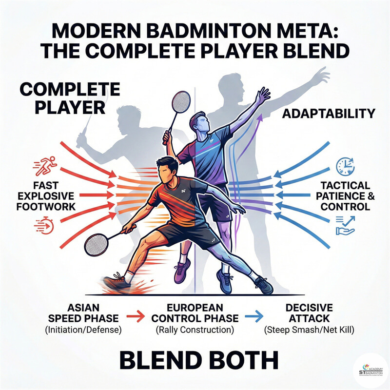 Setapak huấn luyện cầu lông | bài tập chuyên sâu kết hợp tốc độ Á và game chiến thuật Âu