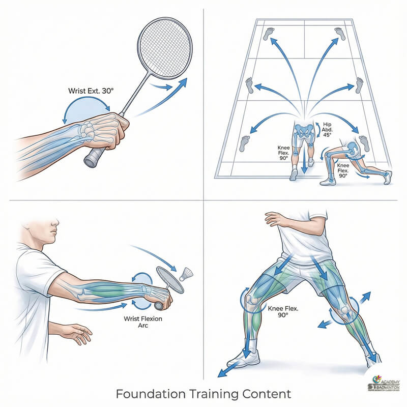 Beginner badminton lesson in KL focused on grip and stance