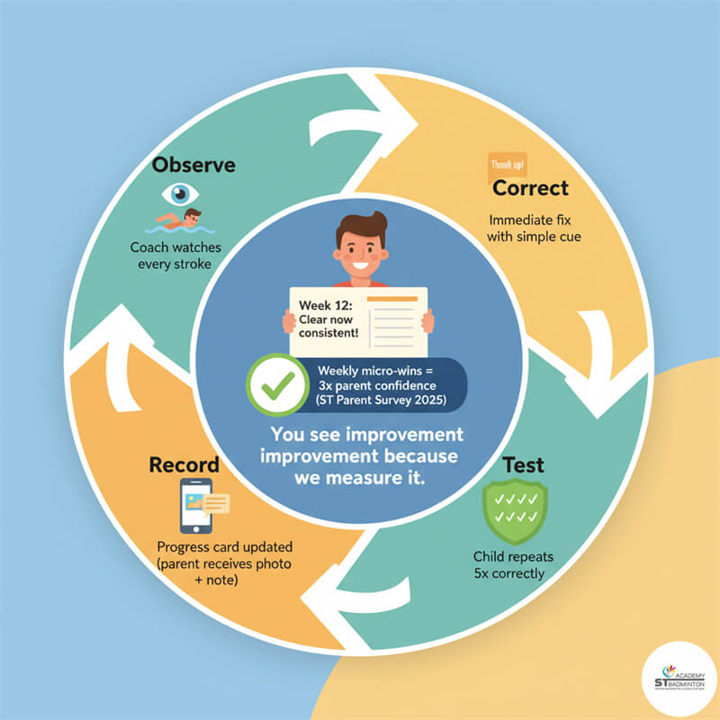 쿠알라룸푸르 Gombak 지역 최고의 어린이 배드민턴 학교에서 체계적인 드릴 훈련 중인 아이들