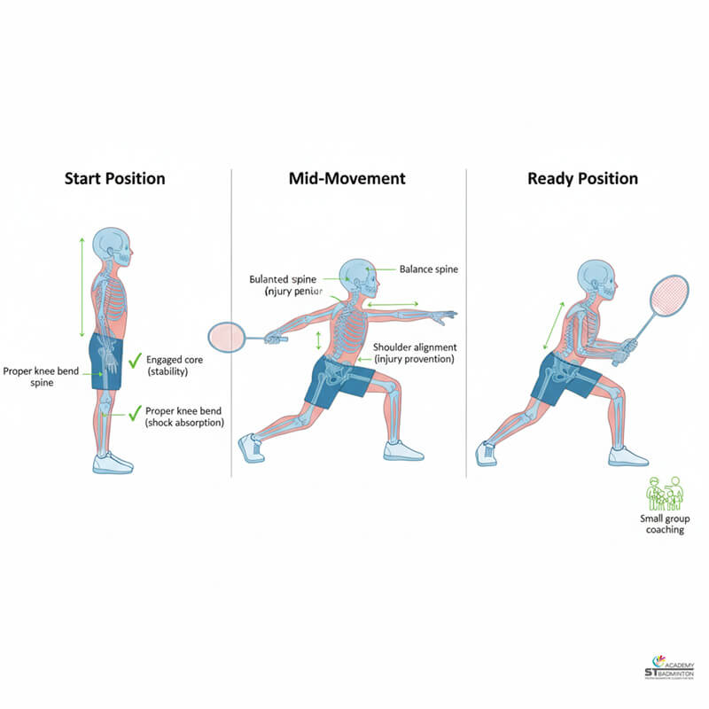Children laughing during play-based drills in beginner badminton class for kids in Malaysia