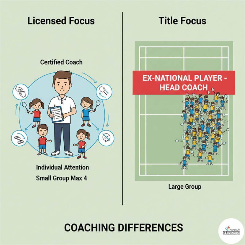 Children practising structured footwork drills with certified coach near Kepong Kuala Lumpur