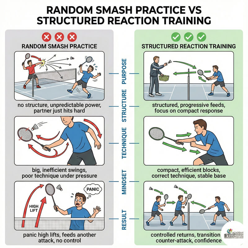 Children practising wall rebound drills for reaction speed near Kepong