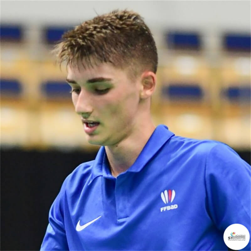 Christo Popov France professional badminton player men's singles champion in action