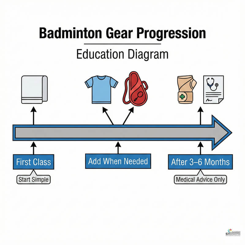 Huấn luyện viên kiểm tra vợt và giày cho học viên tại Kuala Lumpur | nền tảng kỹ thuật cầu lông