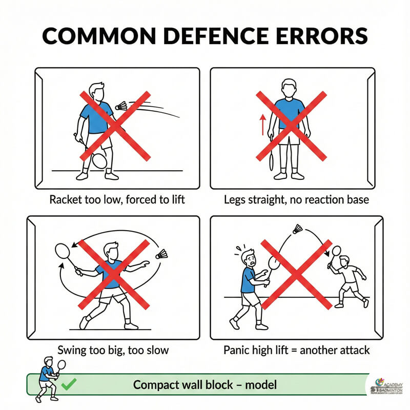 Coach correcting defence stance mistakes for junior player in Wangsa Maju