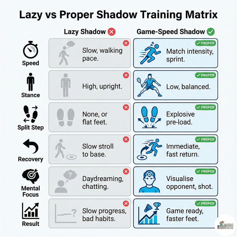 Coach correcting student standing too high during shadow training in Gombak