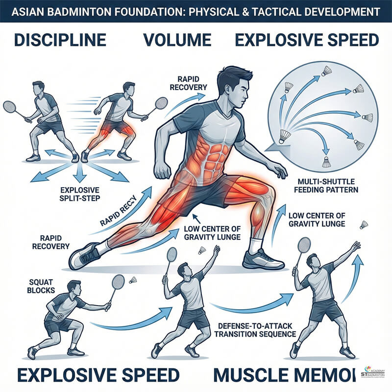 Wangsa Maju huấn luyện viên cầu lông | thị phạm kỹ thuật đánh lưới và sự kiên nhẫn chiến thuật