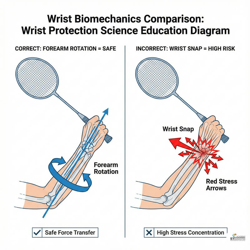 Selayang huấn luyện viên cầu lông | hướng dẫn kỹ thuật cầm vợt an toàn cổ tay