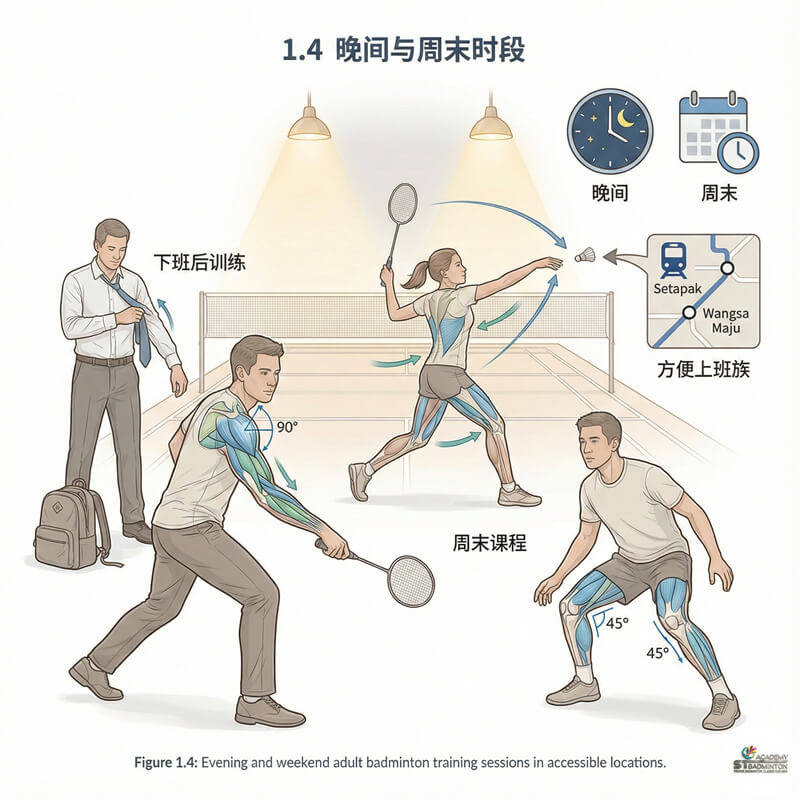 Gombak 一带注重安全与技术的成人羽毛球培训