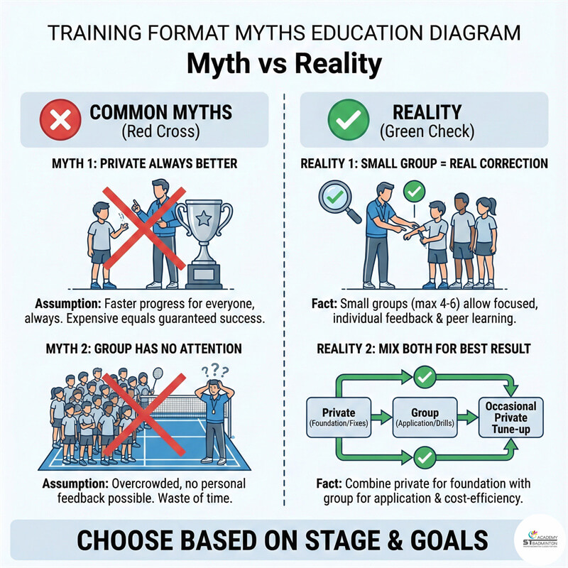 Setapak lớp học cầu lông | học viên nghe hướng dẫn kỹ thuật đánh cầu cao sâu