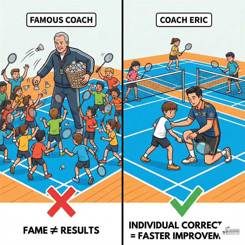 High performance badminton footwork session for youth players in Kuala Lumpur aiming for state team