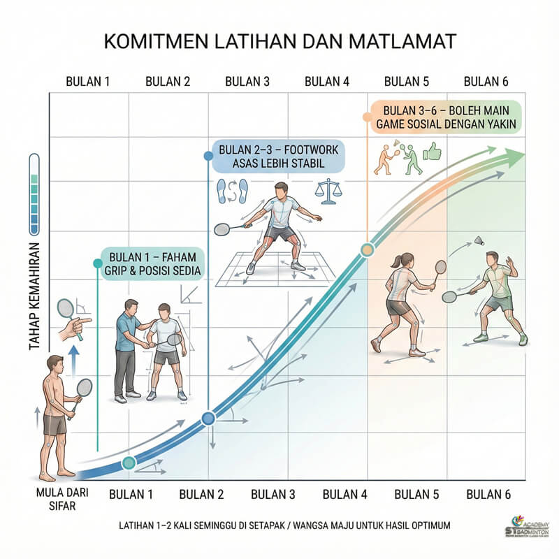 Ibu bapa bertanya tentang kelas badminton beginner untuk anak di Setapak