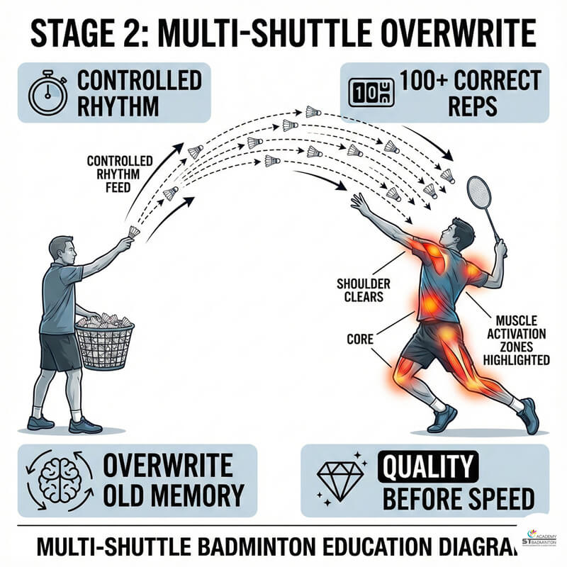 Trẻ em từ Setapak tập bài đa cầu để xây dựng lại kỹ thuật đánh đầu vợt tại Kuala Lumpur