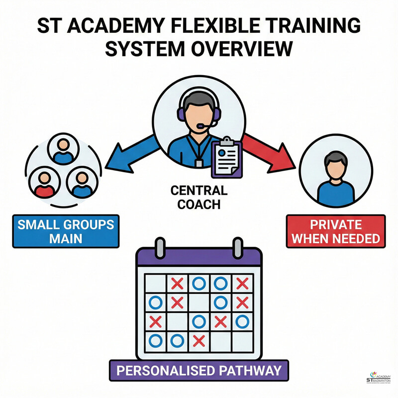 Cheras huấn luyện cầu lông thiếu niên | chỉnh sửa chi tiết động tác đập cầu