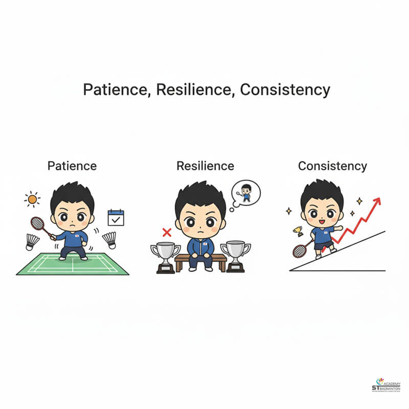 Kenta Nishimoto showing disciplined training approach developed through Japanese badminton culture