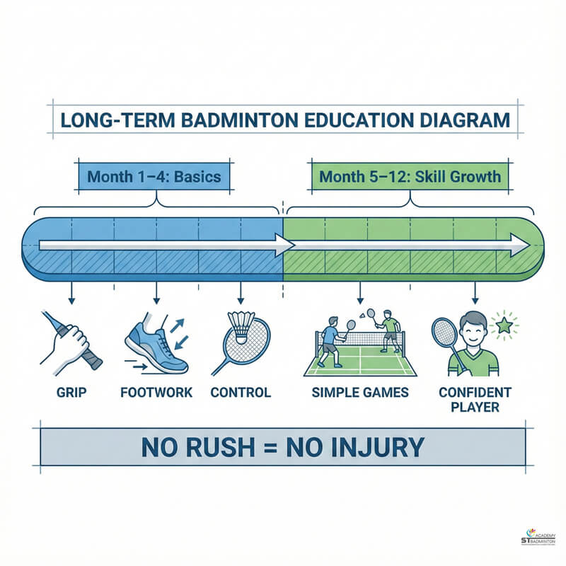 Huấn luyện cầu lông trẻ em với môi trường an toàn và nhóm nhỏ quanh Cheras và Kepong