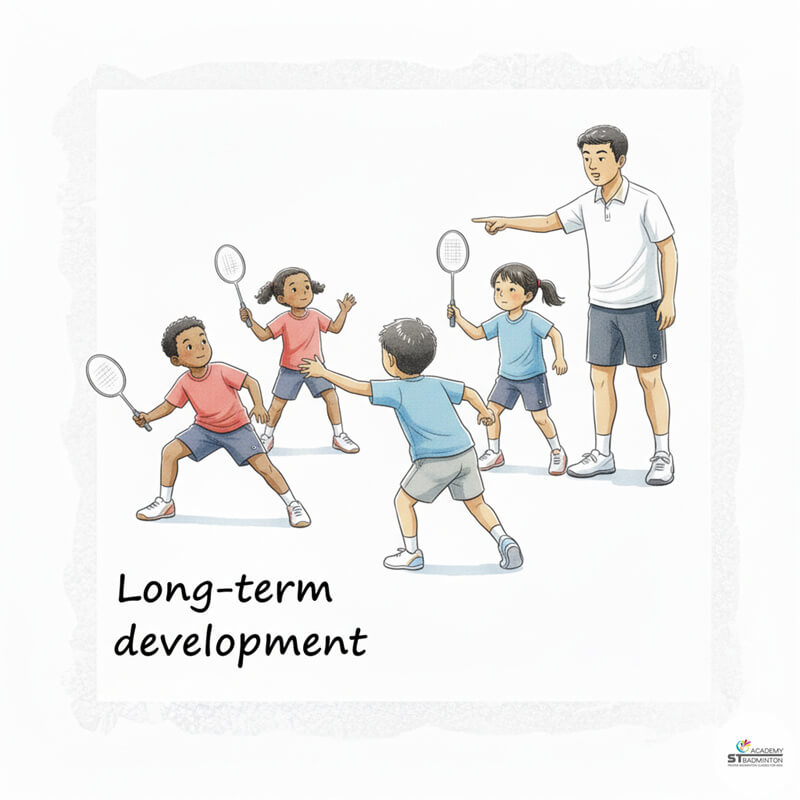 孩子們在免費兒童專業羽毛球訓練中學習團隊合作｜馬來西亞