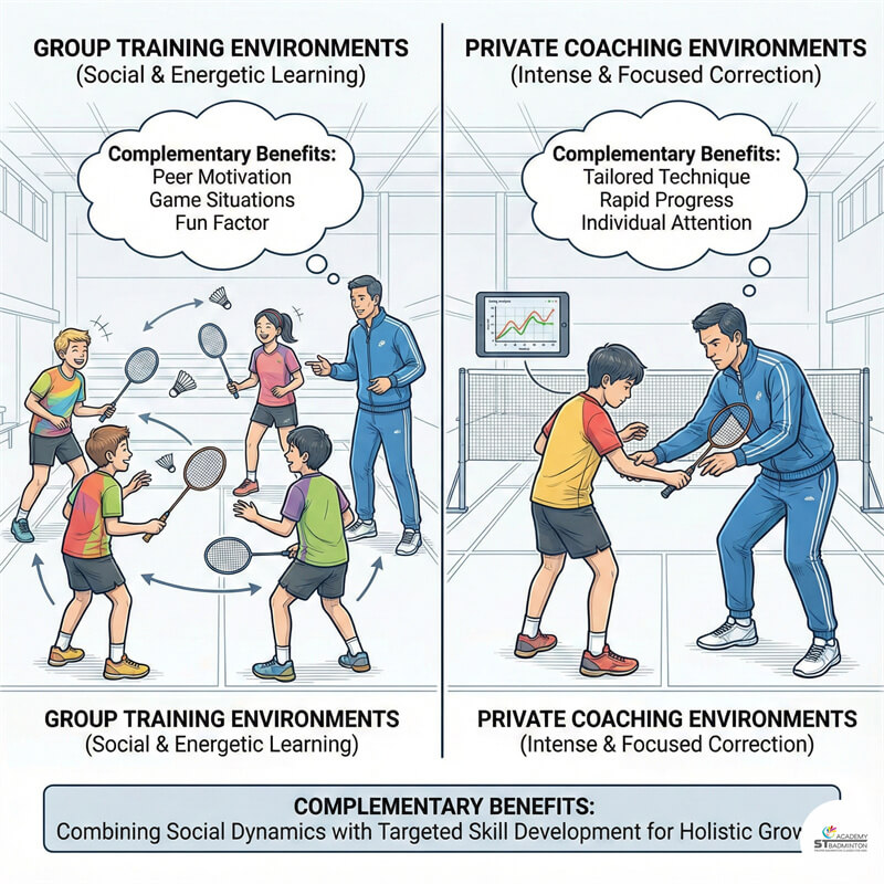 Wangsa Maju 인근 그룹 배드민턴 수업 아동 훈련