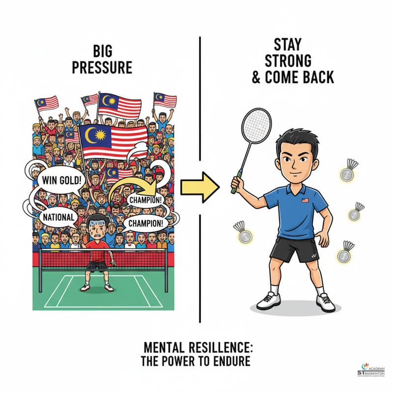 Lee Chong Wei receiving Olympic medal representing Malaysia on world stage