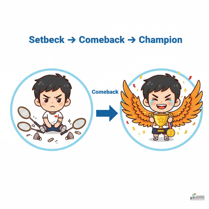 Li Shifeng showing solid defensive skills and court coverage in long rally