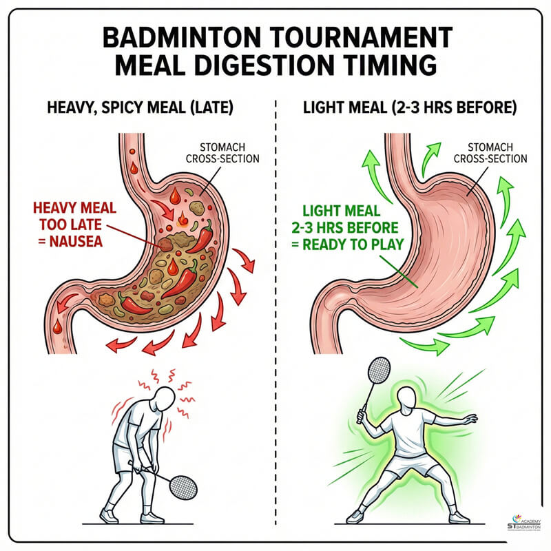 Parents preparing healthy snacks for junior badminton athletes in Kuala Lumpur