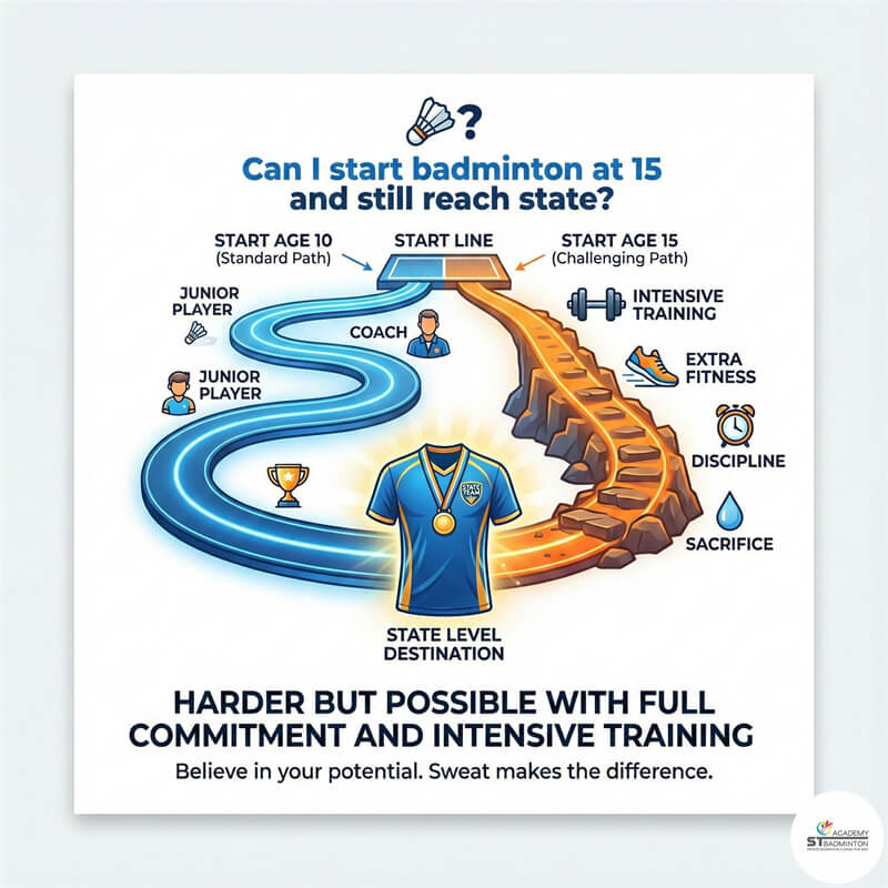 Serious junior sparring session in a high performance badminton class in Gombak and Setapak