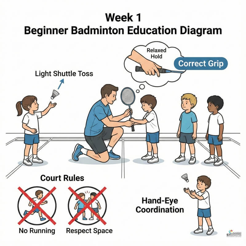 Setapak và Wangsa Maju huấn luyện cầu lông | nhóm nhỏ trẻ em tập bài tập kiểm soát cầu tuần 2